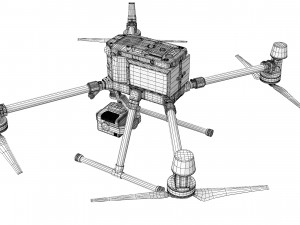 DJI Matrice 300 RTK Drone 3D-Modell