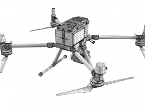 DJI Matrice 300 RTK Drone 3D-Modell