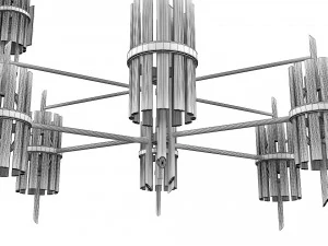 Cobet lighting Symphony 257 560 ce chandelier wall lamp set 3D Model