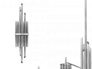 Cobet lighting Symphony 257 560 ce chandelier wall lamp set Model 3D