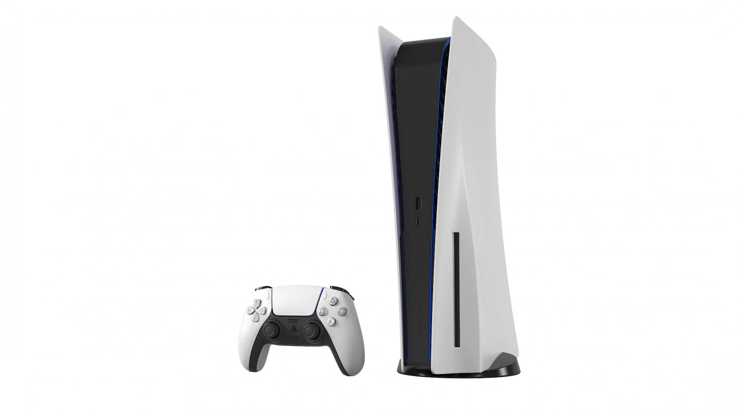 PlayStation 5 3D Model .c4d .max .obj .3ds .fbx .stl .blend 