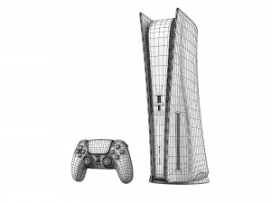 PlayStation 5 3D 模型