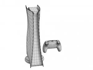 PlayStation 5 3D Model