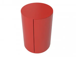 Meridiani Gong Due night table 3D Model