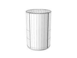 Meridiani Gong Due night table 3D-Modell