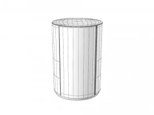 Meridiani Gong Due night table 3D Model