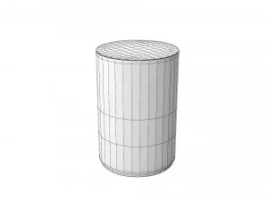 Meridiani Gong Due night table 3D Model