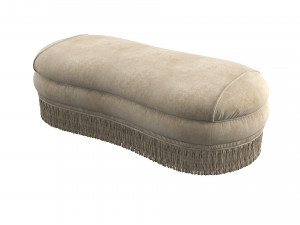 Galimberti Nino Anemone Pouf modern oval 3D Model