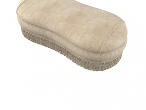 Galimberti Nino Anemone Pouf modern oval 3D Model