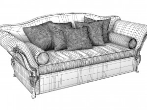 Savio Firmino 3446A Sofa 3D 模型