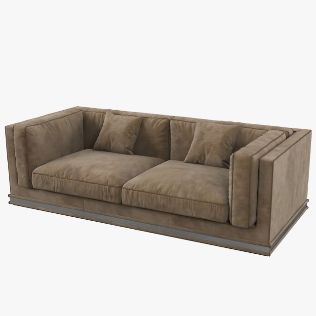 Longhi Mason Sofa 3D Model .c4d .max .obj .3ds .fbx .stl .blend 