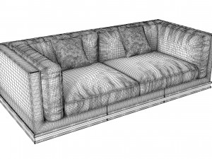 Longhi Mason Sofa 3D Model