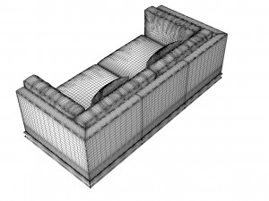 Longhi Mason Sofa 3D Model