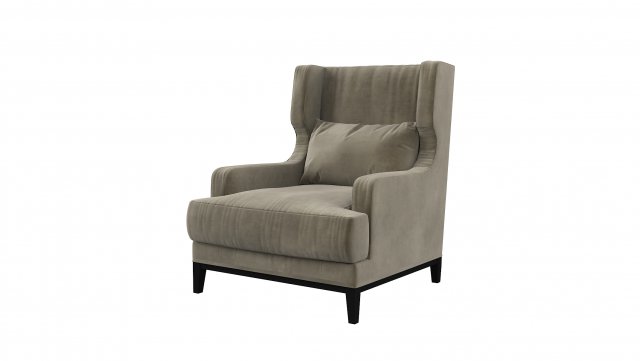Porada Camille Chair 3D Model .c4d .max .obj .3ds .fbx .stl .blend 