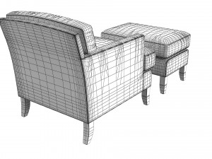 Porada Camille Chair 3D Model