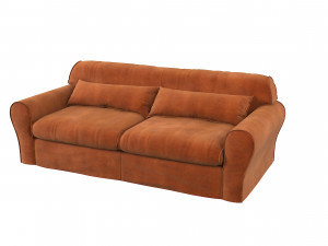 Housse Leather Sofa By Baxter Modelo 3D