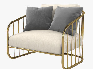 Formitalia Charleston Armchair Modelo 3D