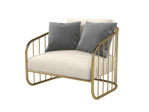 Formitalia Charleston Armchair Model 3D