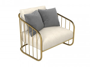 Formitalia Charleston Armchair Model 3D