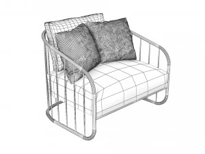 Formitalia Charleston Armchair 3D Model