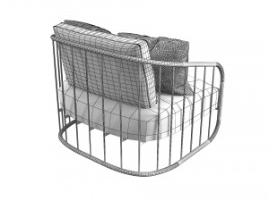 Formitalia Charleston Armchair Model 3D