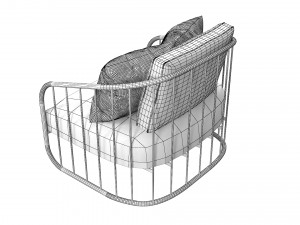 Formitalia Charleston Armchair Model 3D