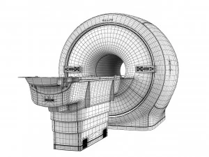 Sistema de resson&acirc;ncia magn&eacute;tica Philips Ingenia 30 T Modelo 3D