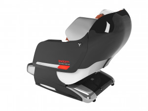 Amaguchi Axiom Chrome Massage Chair 3D Модель