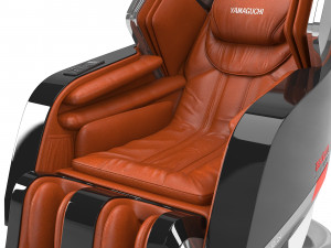 Amaguchi Axiom Chrome Massage Chair 3D Модель