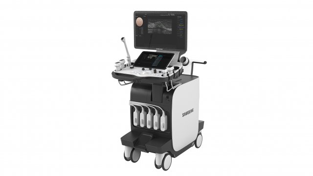 Samsung Medison RS80A Ultrasound System 3Dモデル .c4d .max .obj .3ds .fbx .stl .blend 