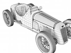 Austin Seven Special 3D Model