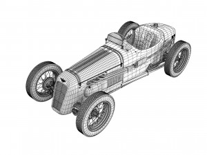 Austin Seven Special 3D Model