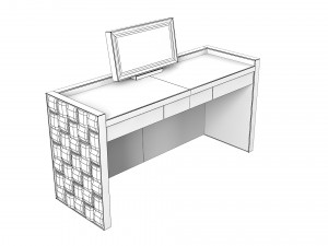 Tatiana makeup cabinet Modelo 3D