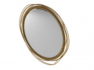Koket Brabbu Kayan Round Mirror 3D Model