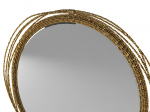Koket Brabbu Kayan Round Mirror 3D Model