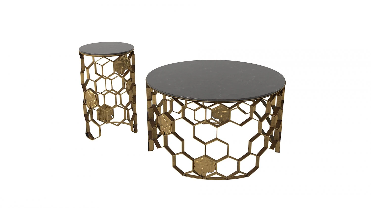 Koket Brabbu Manuka Side Tables 3D Model .c4d .max .obj .3ds .fbx .stl .blend 