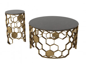 Koket Brabbu Manuka Side Tables 3D 모델