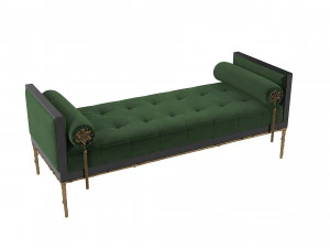 Koket Prive Day Bed Ottoman 3D Model