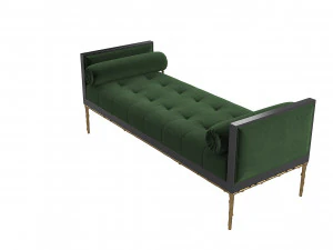 Koket Prive Day Bed Ottoman 3D Model