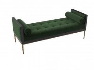Koket Prive Day Bed Ottoman 3D Model