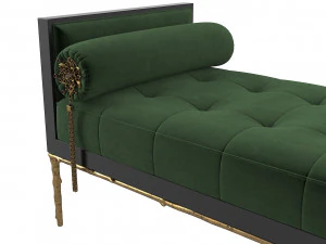 Koket Prive Day Bed Ottoman 3D Model