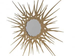 Espelho dourado Koket Modelo 3D