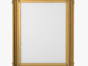 Baroque Picture Frame Pro Collection 3D Model