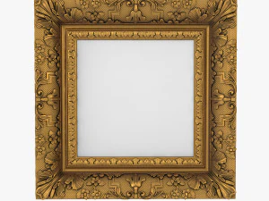 Baroque Picture Frame Pro Collection 3D Model