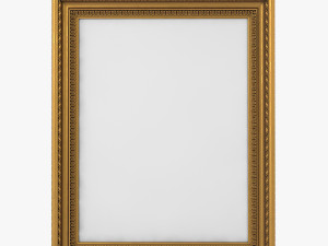 Baroque Picture Frame Pro Collection 3D Model