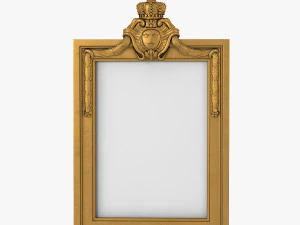 Baroque Picture Frame Pro Collection 3D Model