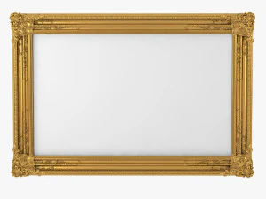Baroque Picture Frame Pro Collection 3D Model