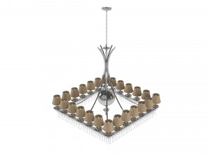 Sherwood Chandelier 3D Модель