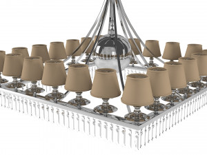 Sherwood Chandelier 3D Модель