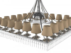Sherwood Chandelier 3D Model